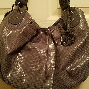 Relic Gray Sequined Shoulder Bag